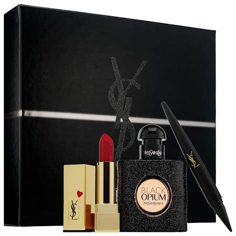 yves saint laurent 2 pc black opium gift set|black opium 30ml gift set.